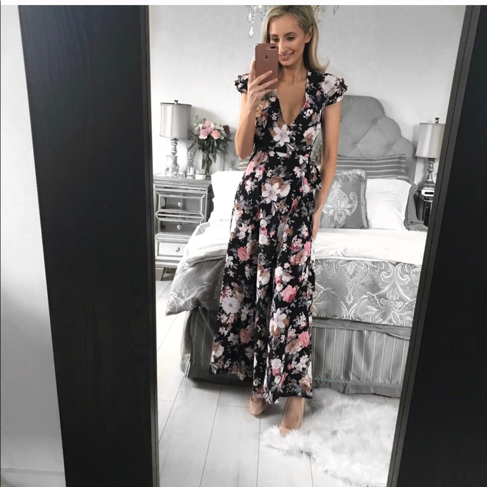 FINAL ONE!!! Floral Print Long Wrap Maxi Dress - Picture 8 of 8